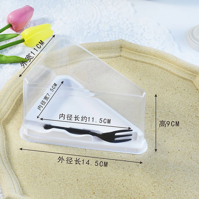Cake Slice Container (Fork Incl) _0