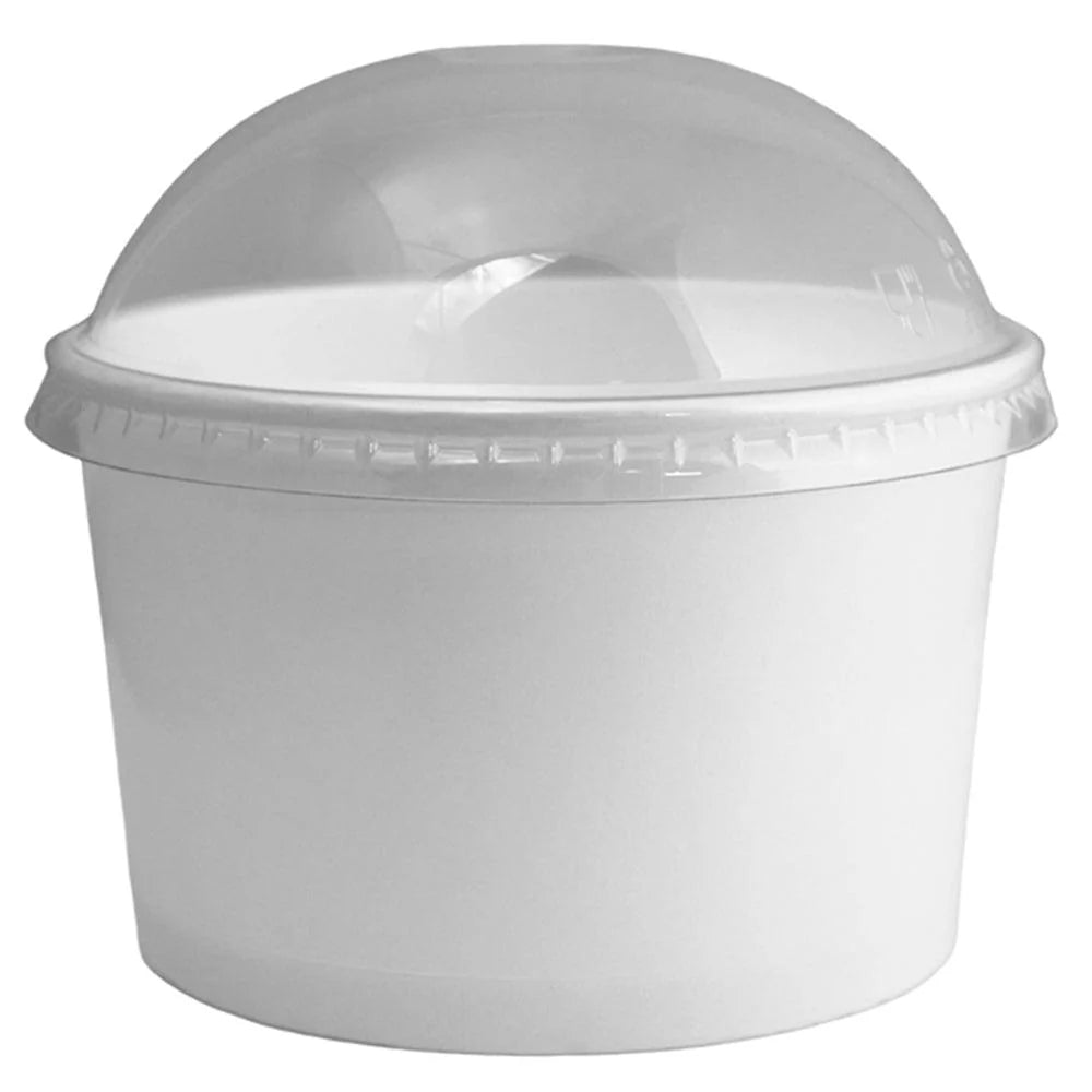 4 oz Paper Cup with Plastic Dome Lid _0