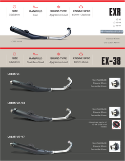CJ IPOH LC 135 FOR V1-V7 TRU PRESSURE EXR & EX-38 