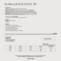 ELARA LOUNGE PANTS | BLACK