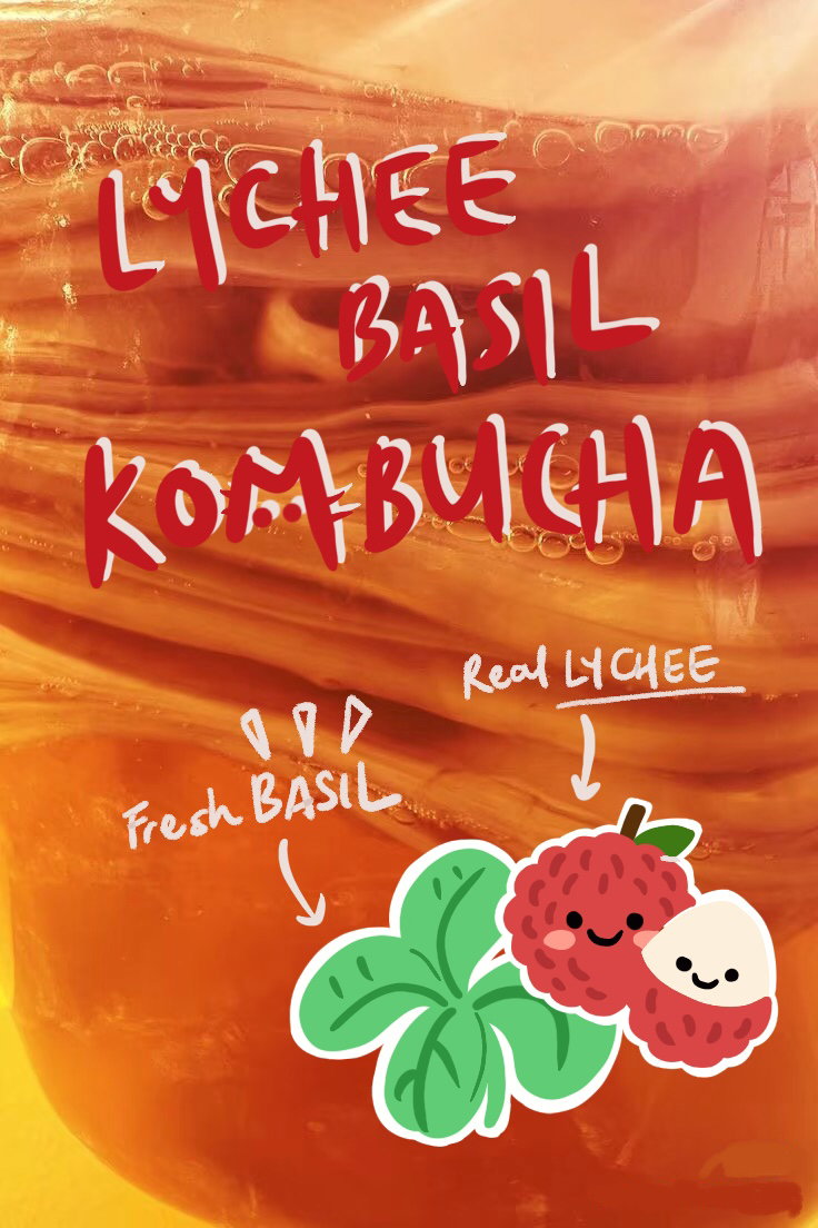 Lychee Basil Kombucha (Iced only)_0