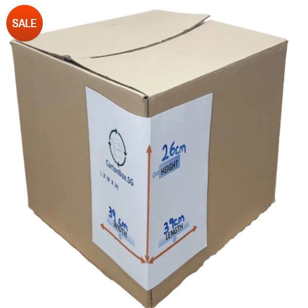 New Document Carton Box : 39cm(L) x 39cm(W) x 26cm(H)_0