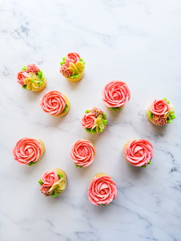 Floral Cupcake Box - Box of 4