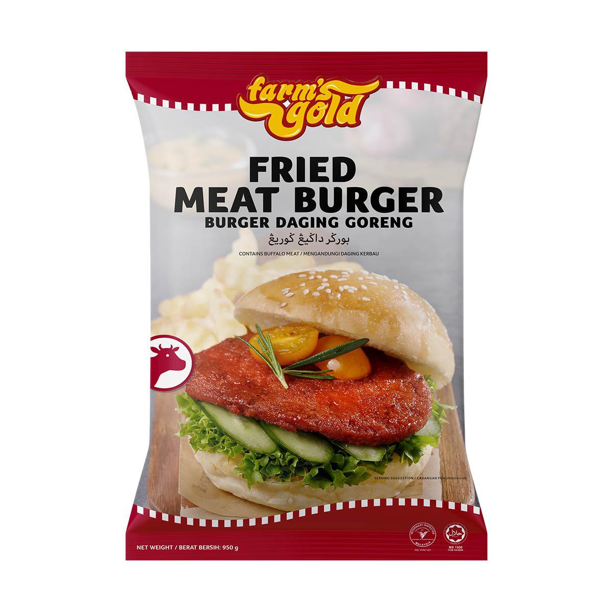 FARM’S GOLD FRIED MEAT BURGER 950g _0