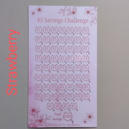$5 Savings Challenge - Cat Design