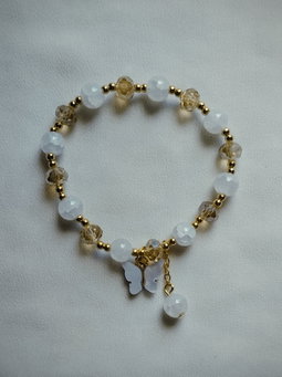 Charm Bracelet (Set with scrunchie & Toiletry Travel Bag)