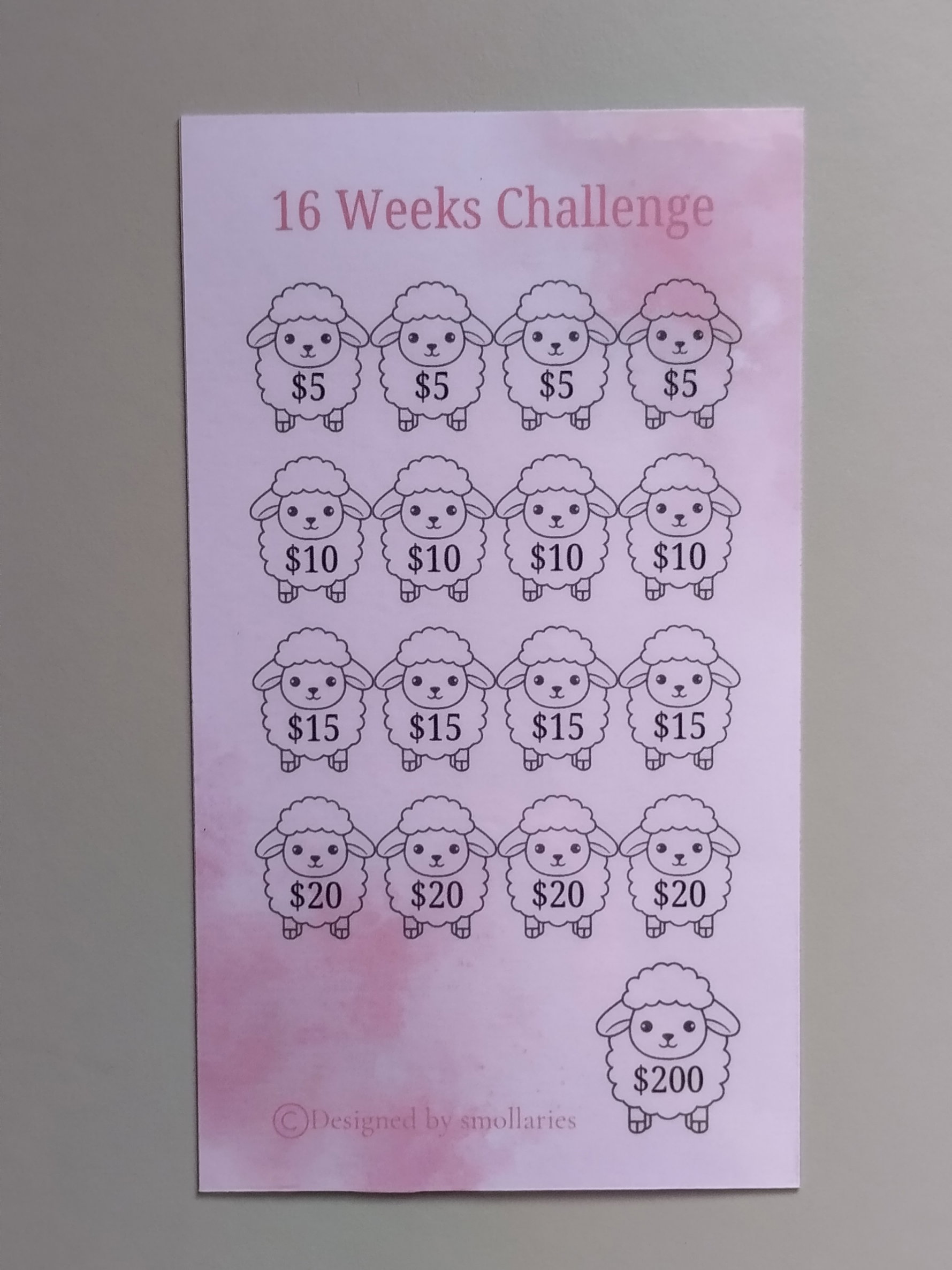 16 Weeks Savings Challenge Trackers_2
