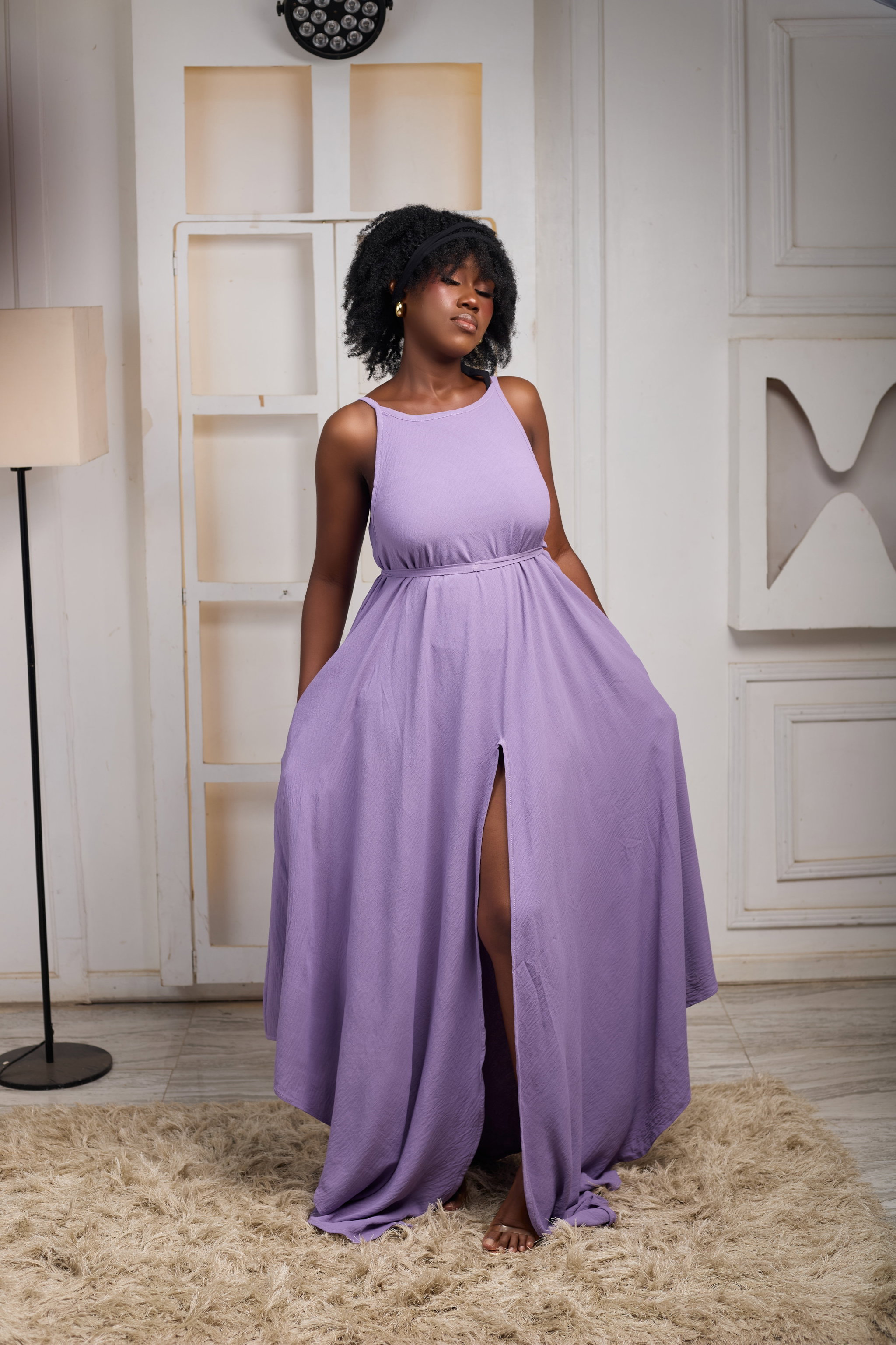 Ajo Maxi Belted Dress_0