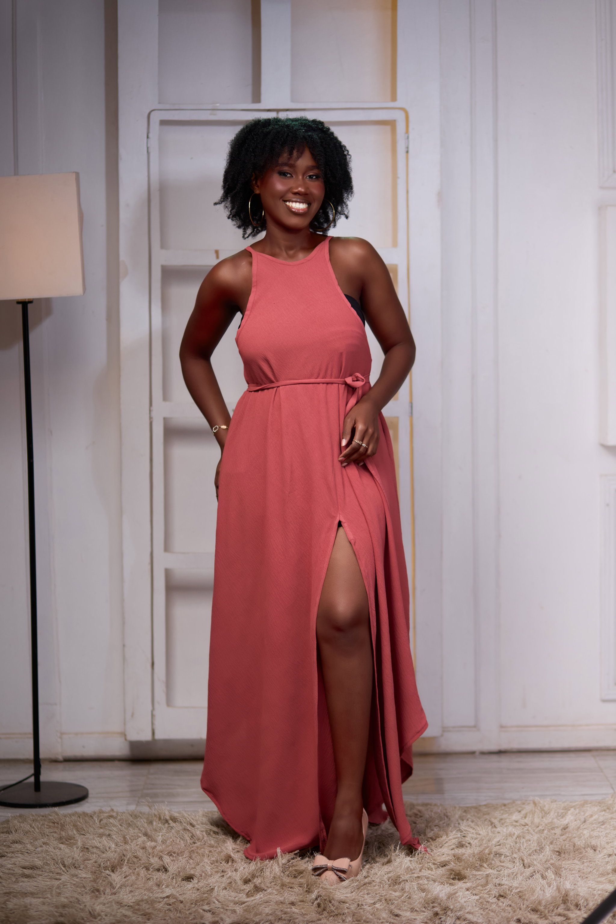 Ajo Maxi Belted Dress_0
