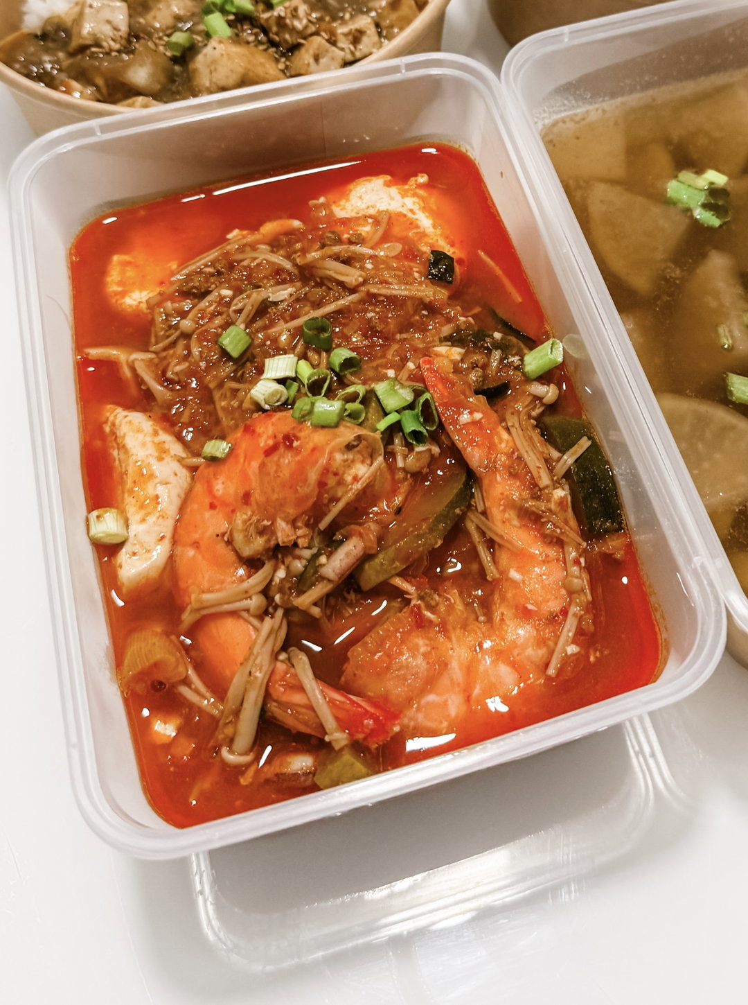 Spicy Seafood Tofu Soup
