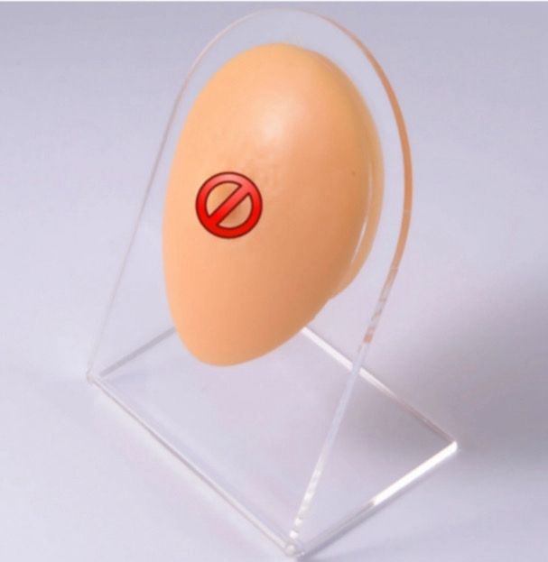 Nipple silicone display