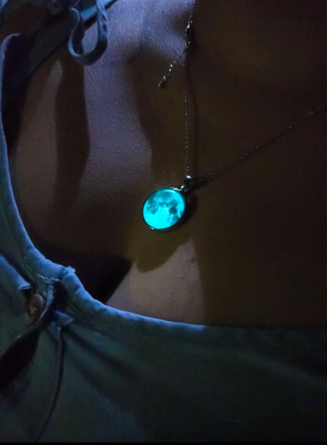 Collar de luna ~ Brilla en la oscuridad _2