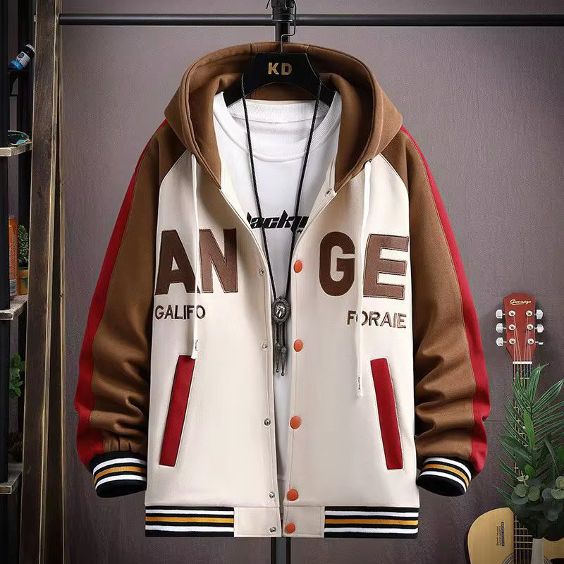 2025 Varsity Jacket Men High Quality Spring Hooded Custom Varsity Jackets Sports Fashion Print Baseball Jackets_2