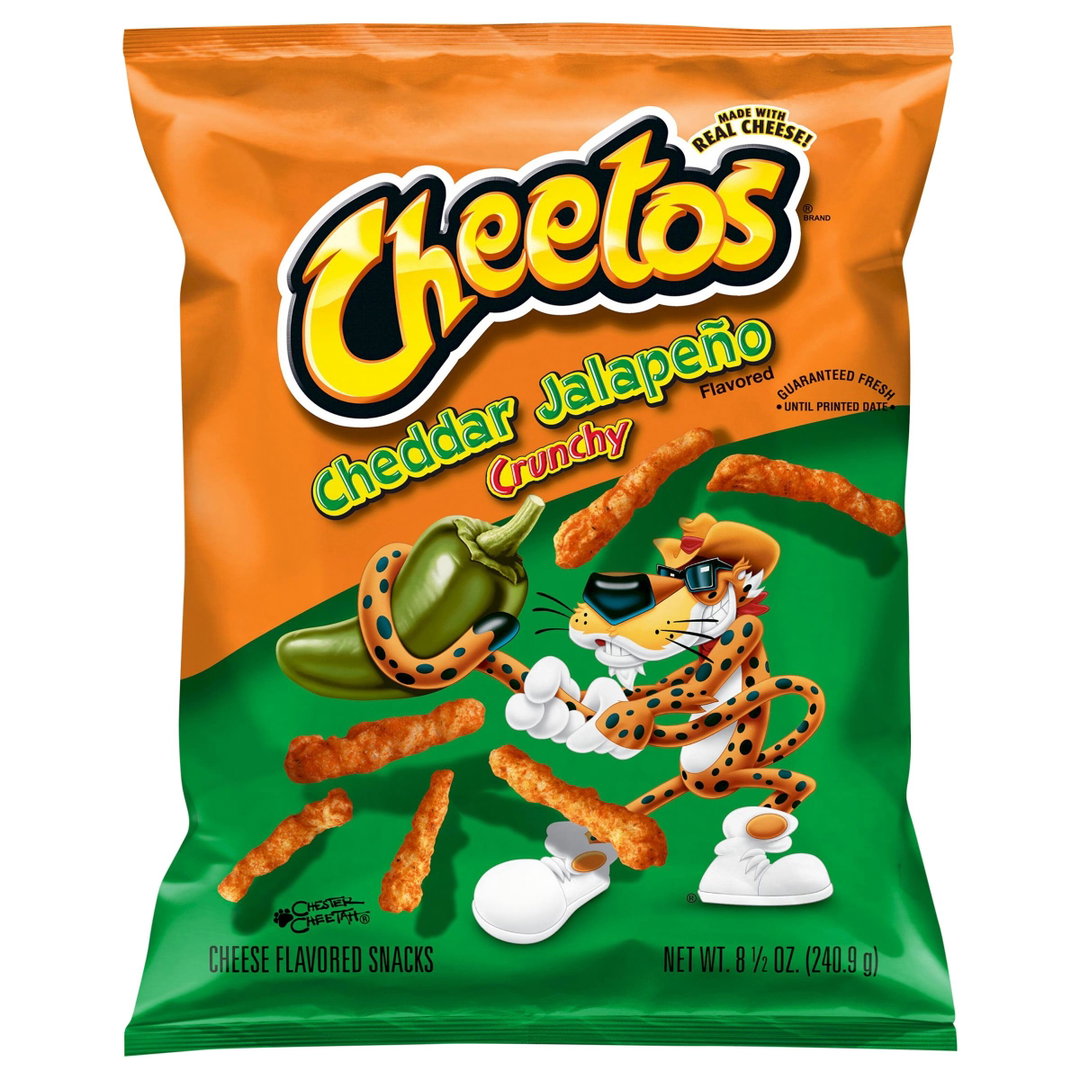 CHEETOS CHEDDAR JALAPEÑO CRUNCHY 240.9g 