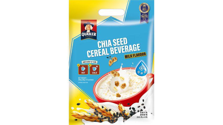 QUAKER CHIA SEED CEREAL BEVERAGE MILK FLAVOUR 280g 