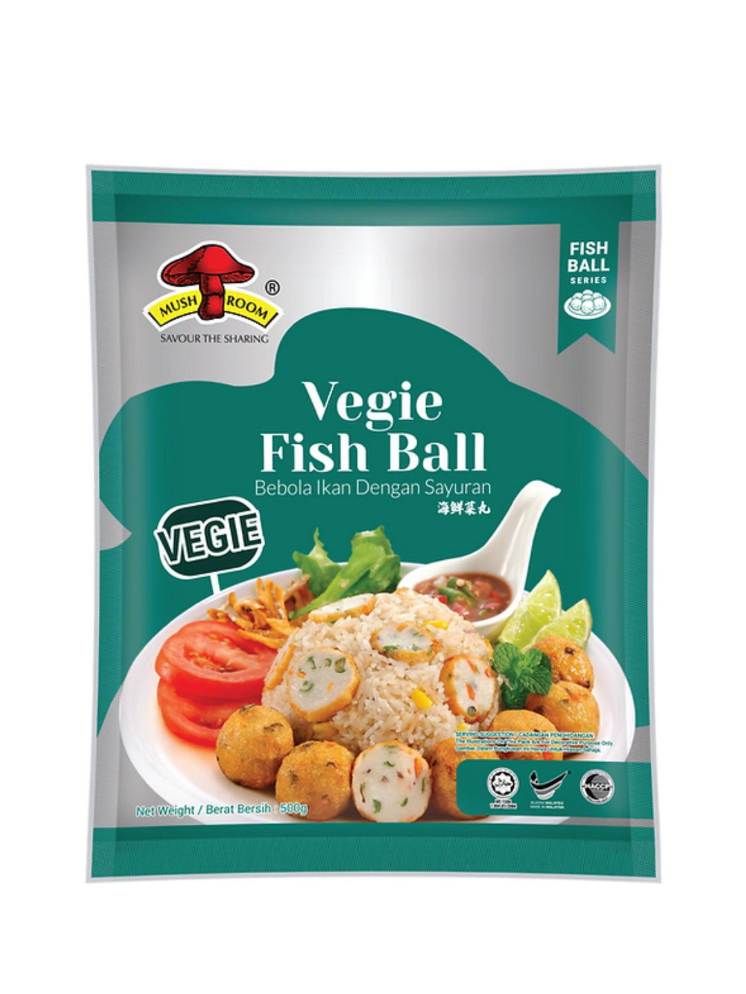 MUSHROOM VEGIE FISH BALL 500g