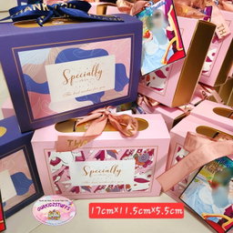 Drawer Gift Box with Ribbon Handle