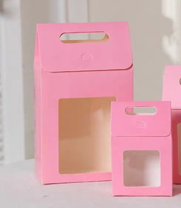 Transparent Gift Box with Handle
