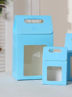 Transparent Gift Box with Handle