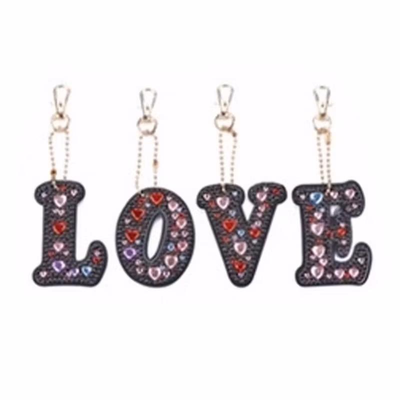 (Set of 5) Diamond Painting Keychains Kit_6