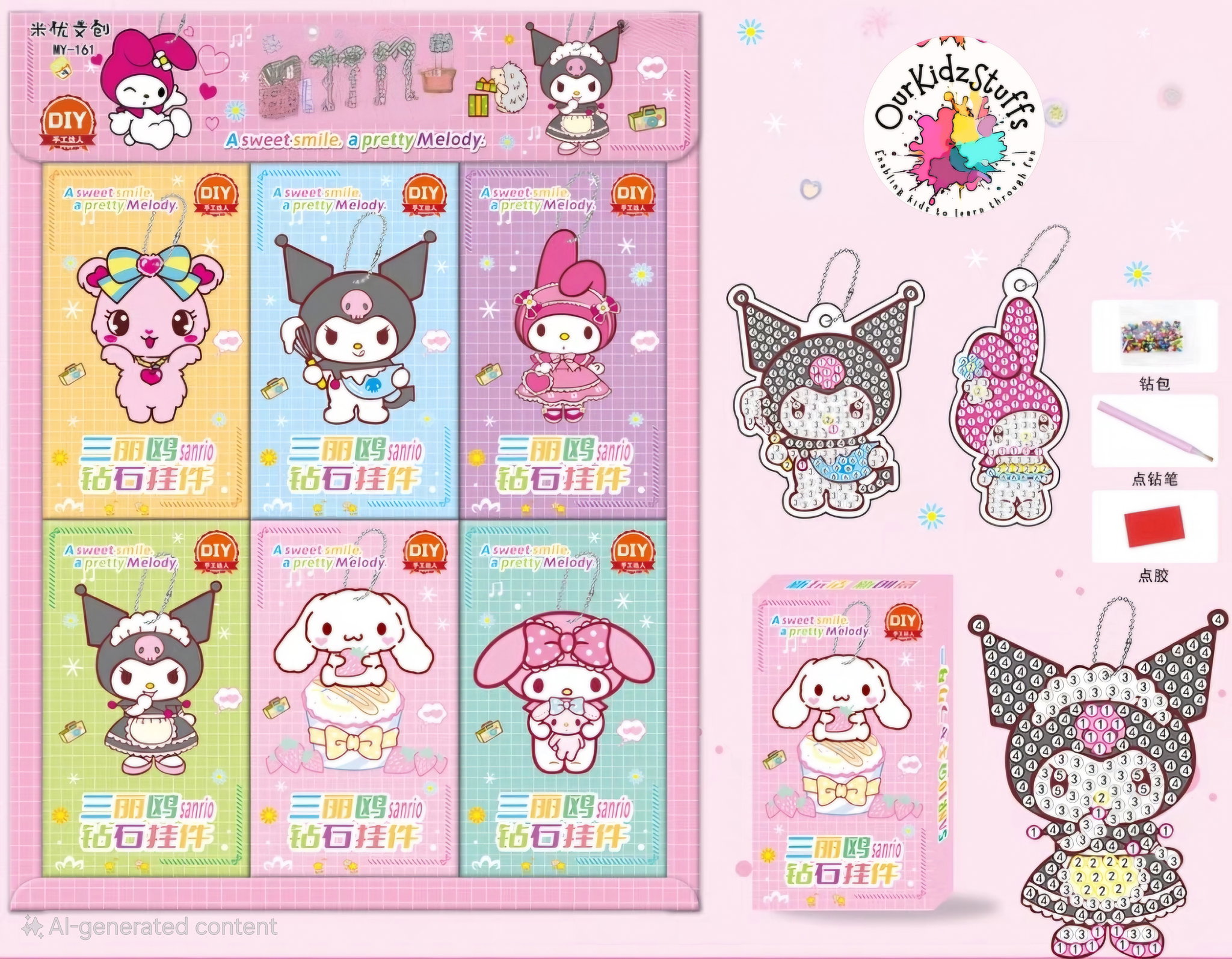 Blind Box - Diamond Art Keychain Kit_7