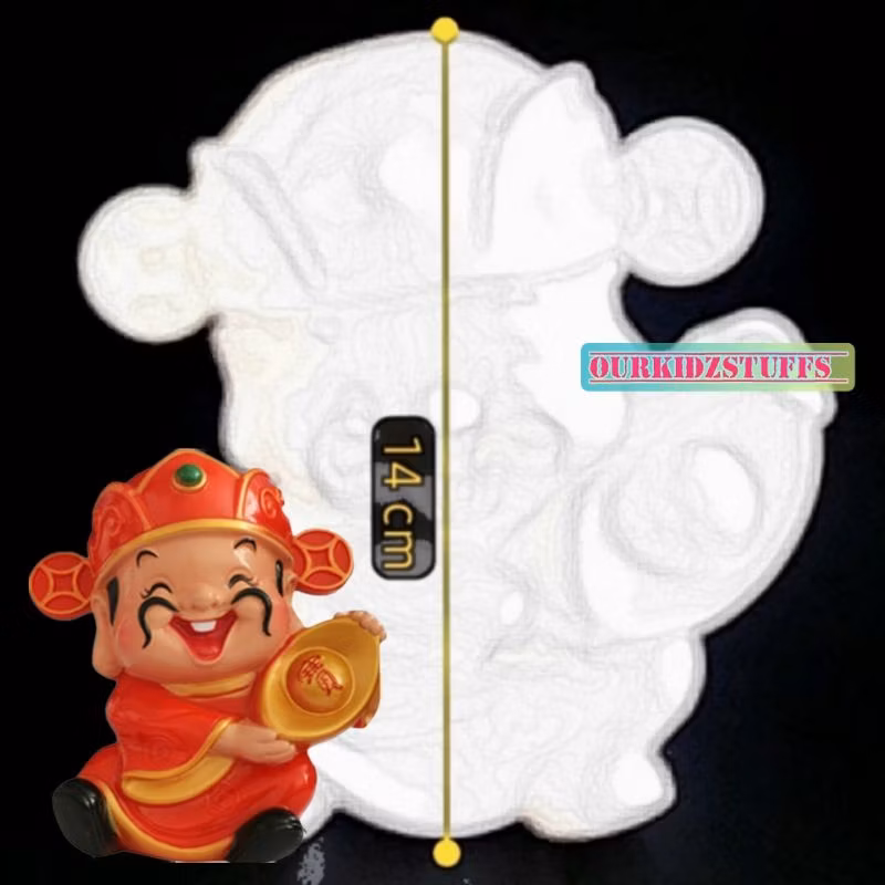DIY God of Fortune CNY Piggybank Painting_9