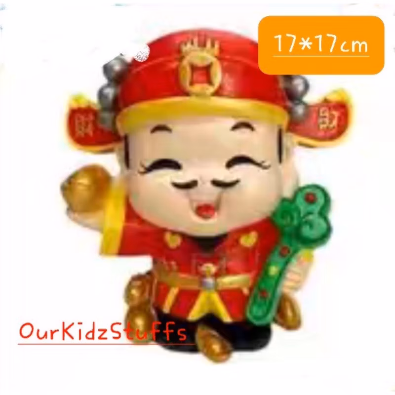 DIY God of Fortune CNY Piggybank Painting_10
