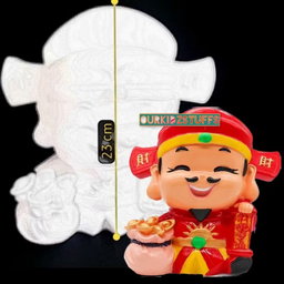 DIY God of Fortune CNY Piggybank Painting