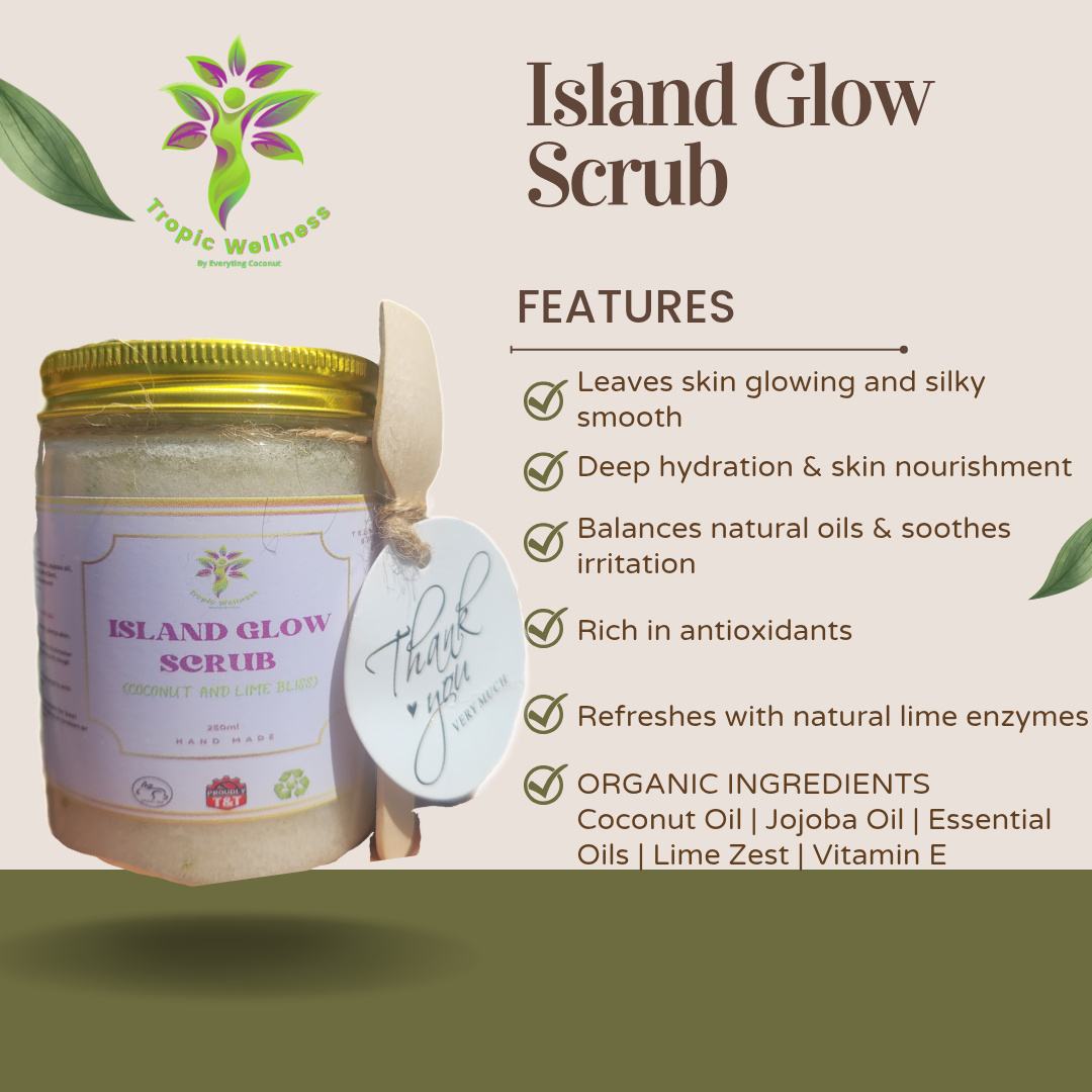 Island Glow Scrub (Coconut and Lime)_1