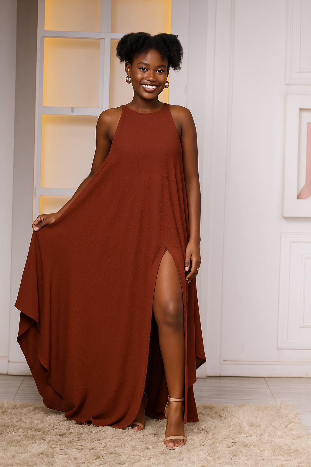 Ajo Maxi Belted Dress