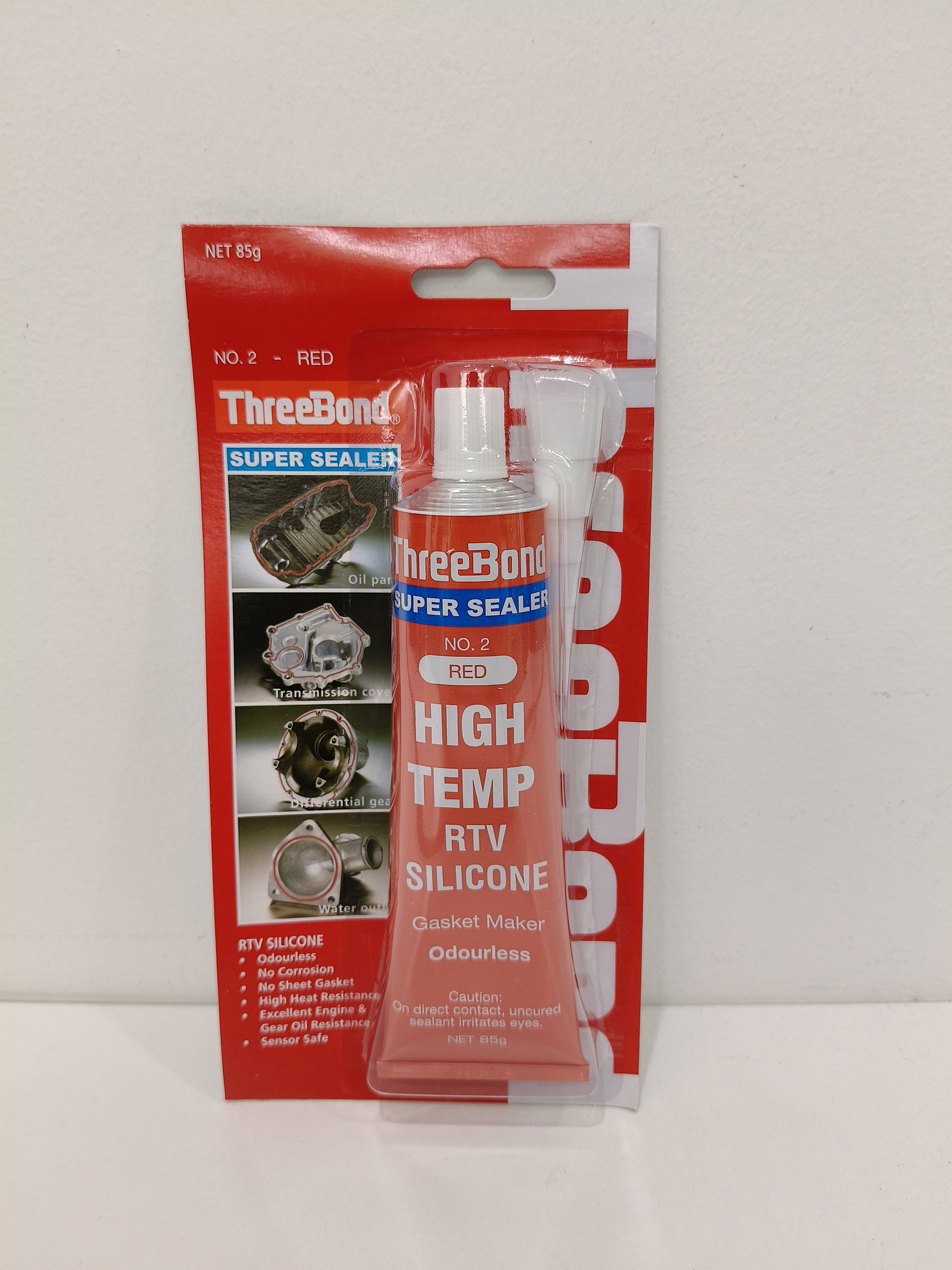 Threebond Super Sealer RTV Silicone Red 85g 12S2RJ (No.2)_0