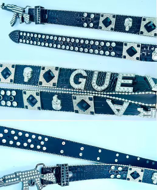 Customized New Style Western Crystal Belt with PU Leather and Rhinestone Alloy Buckle for Daily Use_4