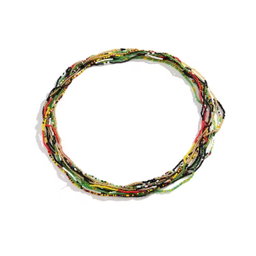 2025 Fashion Wholesale Handmade Women's Waist Chain Belt Body Chain Metal Belts with Plastic Beads Hip Hop Style Body Jewelry