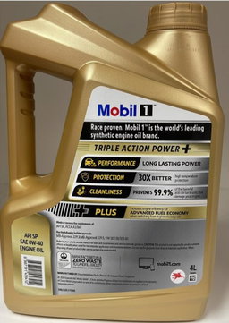 Mobil 1 Triple Action Power+ 0W40 4L Ultimate Fully Synthetic Motor Oil * Petrol / Diesel / Hybrid