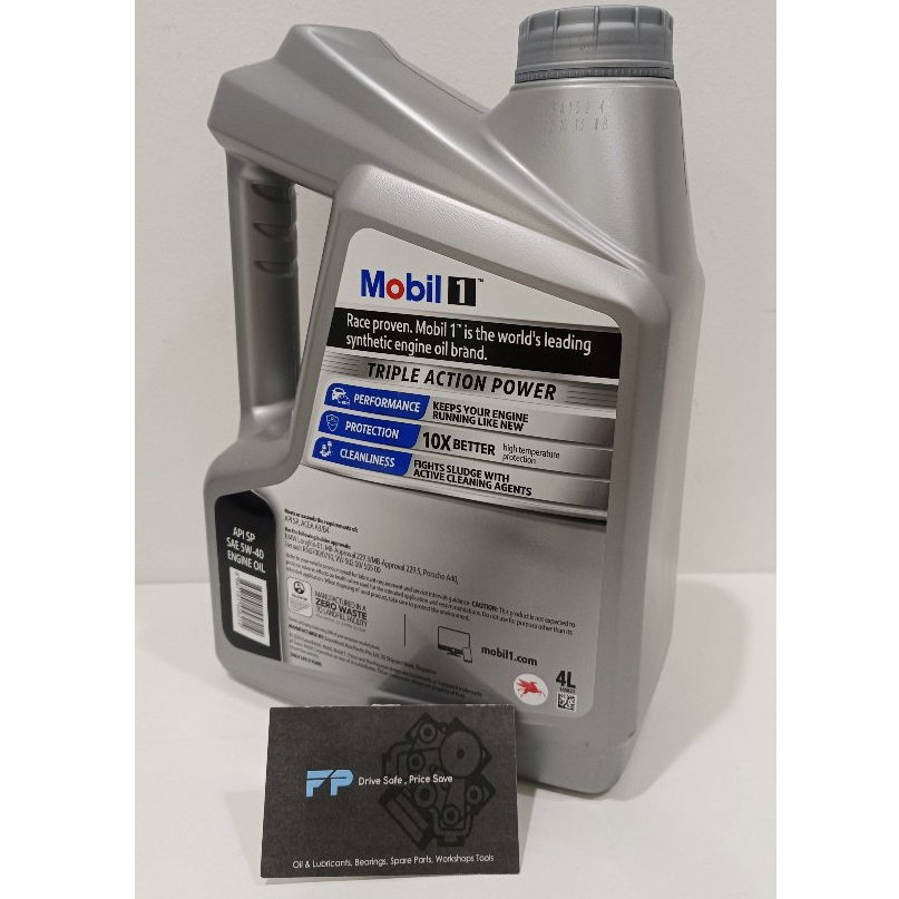 Mobil 1 5W40 Triple Action Power Fully Synthetic Motor Oil 4L _3