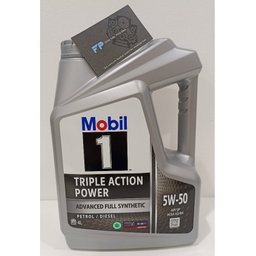 Mobil 1 5W50 Triple Action Power Fully Synthetic Motor Oil 4L 
