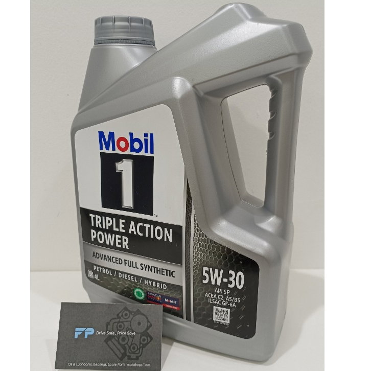 Mobil 1 5W30 Triple Action Power Fully Synthetic Motor Oil 4L _2