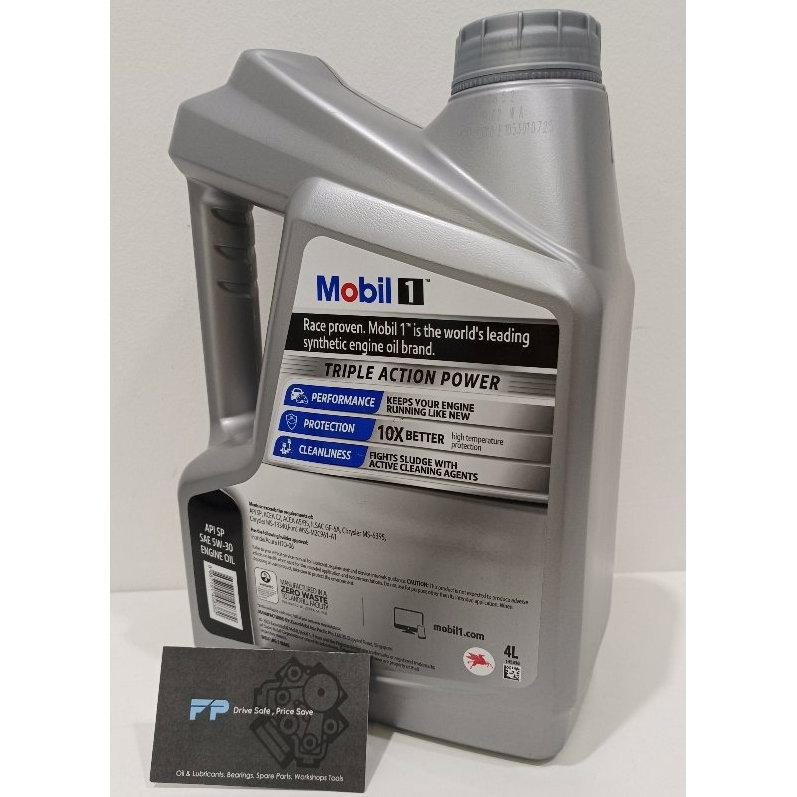 Mobil 1 5W30 Triple Action Power Fully Synthetic Motor Oil 4L _3