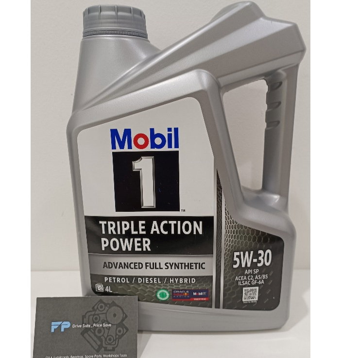 Mobil 1 5W30 Triple Action Power Fully Synthetic Motor Oil 4L