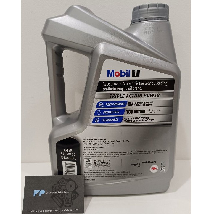 Mobil 1 5W30 Triple Action Power Fully Synthetic Motor Oil 4L _1