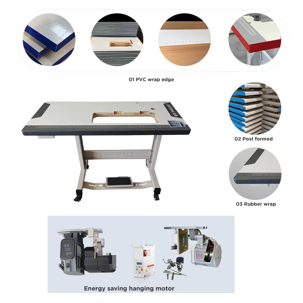 MC 0303 Head Only Cheap Price Heavy Duty Walking Foot Leather Industrial Single Needle Lockstitch Sewing Machine_3