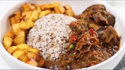 Ofada rice and sauce (including free drink )