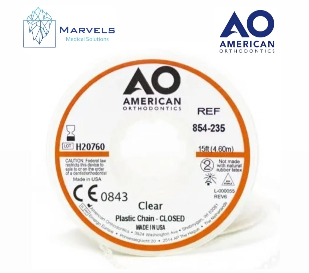 PLASTIC CHAIN 15' CLOSED CLEAR_0