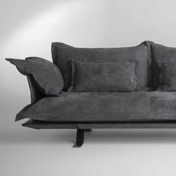 Shita modern leather designer sofa