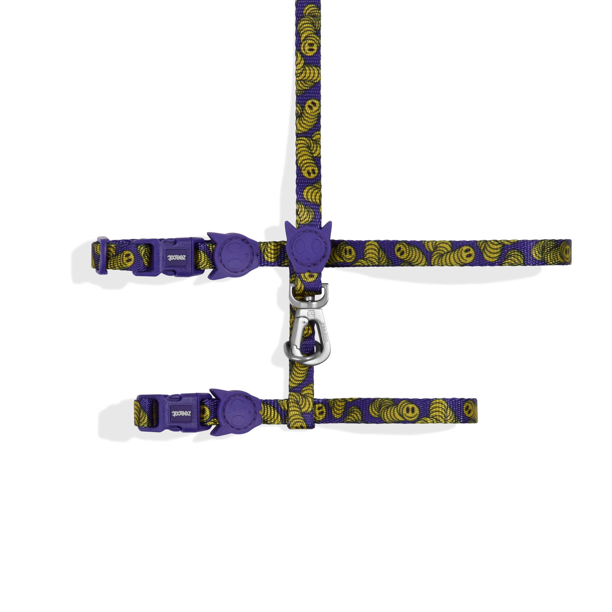ZeeDog Zmiley Cat Harness & Leash_0