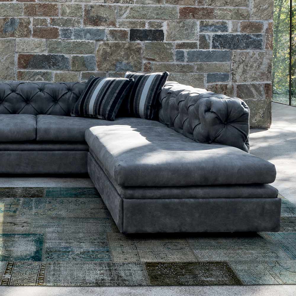 Living Room Sofa with Reclining Headrest and Peninsula_2