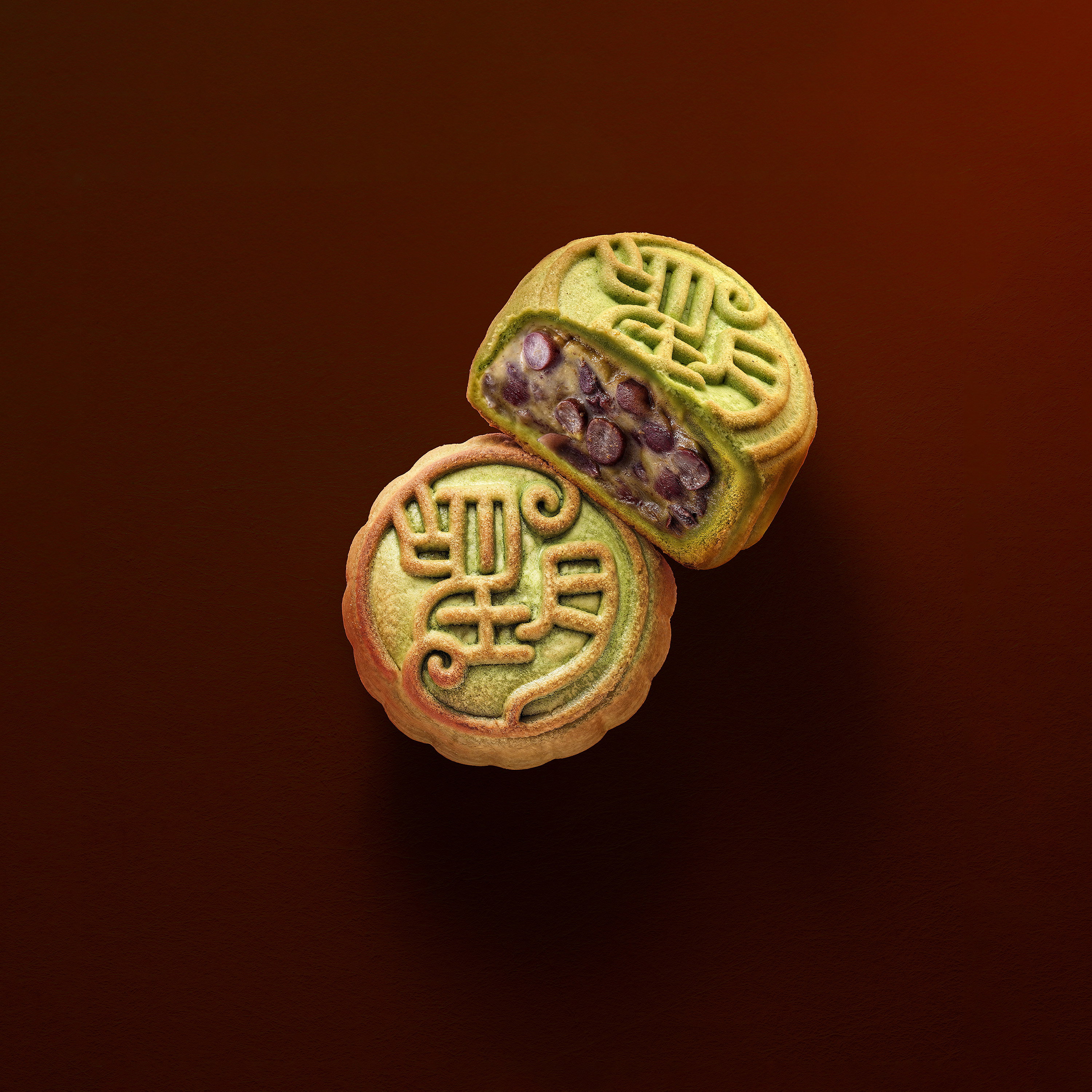 Matcha RedBean Mooncake (4pcs) _0