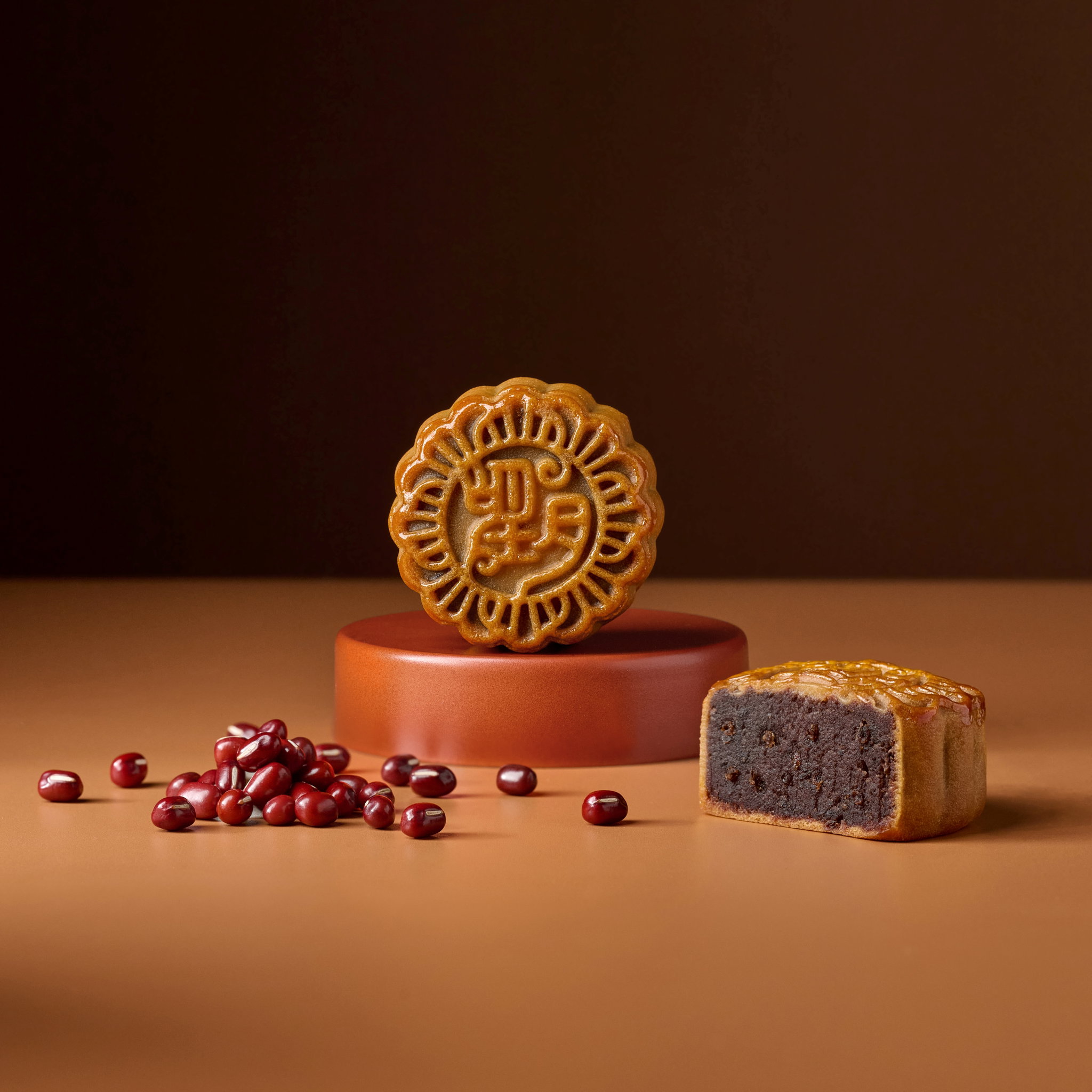 Red Bean Mooncake with Tangerine Peel (4pcs) *Limited Edition*_0