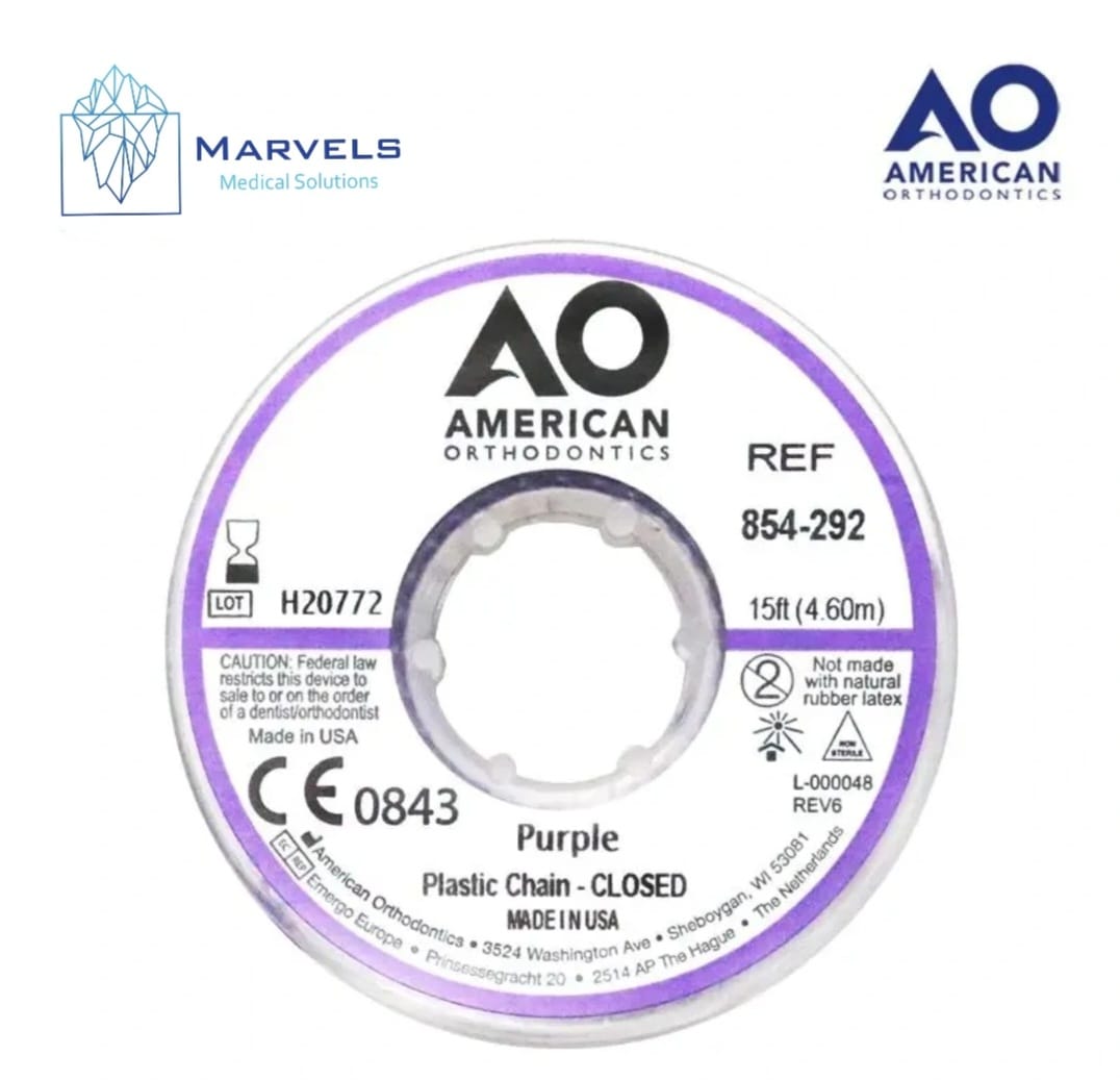 PLASTIC CHAIN 15' CLOSED PURPLE_0