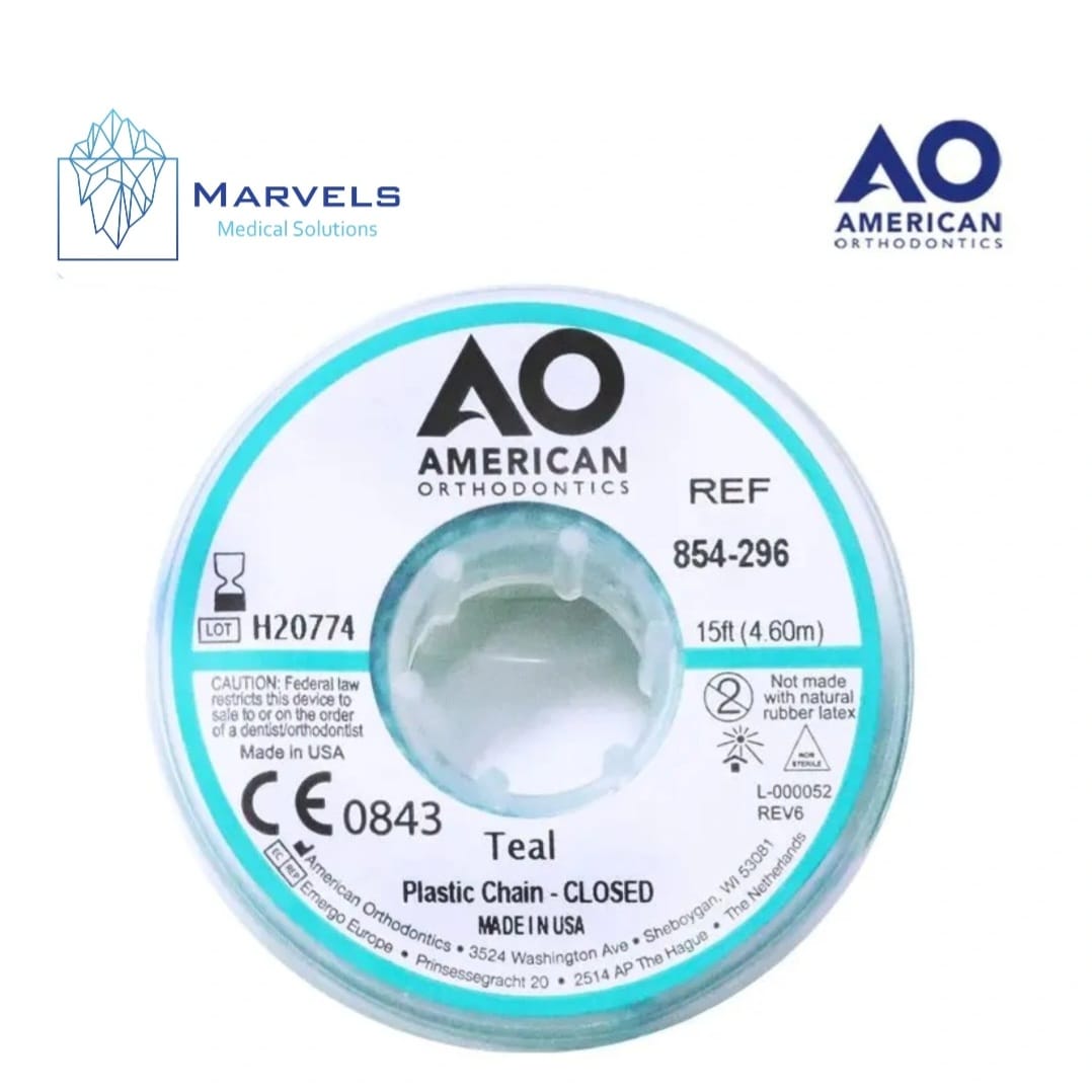 PLASTIC CHAIN 15' CLOSED TEAL_0